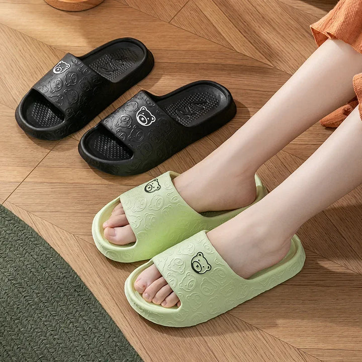 Summer Women's Non-Slip Rubber EVA Slippers