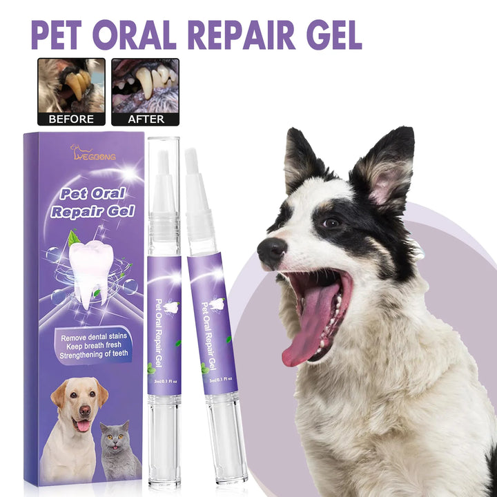 Pet Oral Gel – Cleaning, Whitening, and Tartar Removal for Dogs and Cats