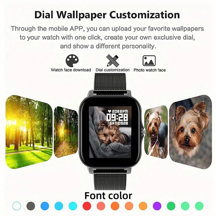 new Smart Watch Men Women Gifts 1.83'' Full Touch Screen Sport