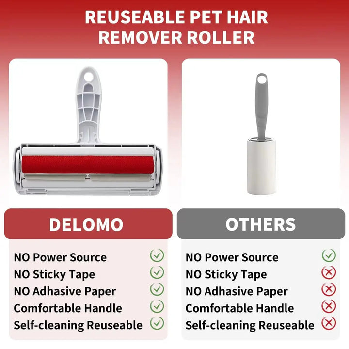 Pet Hair Remover - For Sofa, Carpet, Clothes, and Bedding - Portable and Multi-Use