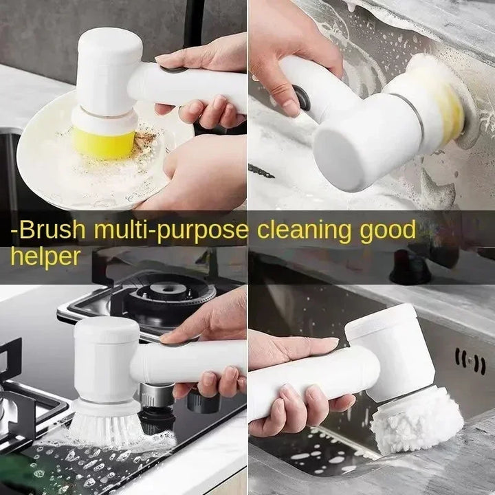 Smart  5 in 1 Electric Cleaning Brush for Bathroom and Kitchen